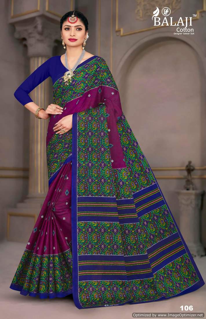Mysore Masleen Vol 1 By Balaji Printed Cotton Sarees Wholesale Shop In Surat